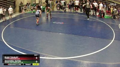 92 lbs Cons. Round 2 - Rockwell Elton, Payson Lions Wrestling Club vs Elias Tousley, LV Bear Wrestling Club