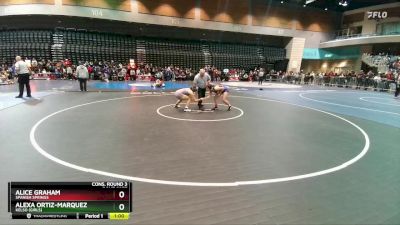 135 lbs Cons. Round 3 - Alexa Ortiz-Marquez, Kelso (Girls) vs Alice Graham, Spanish Springs