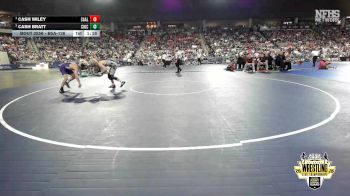 B5A-126 lbs 1st Place Match - Cash Wiley, Carl Albert vs Cash Bratt, Chickasha