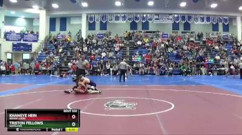 126 lbs Cons. Round 2 - Khangye Hein, Bishop Luers vs Triston Fellows, Napoleon