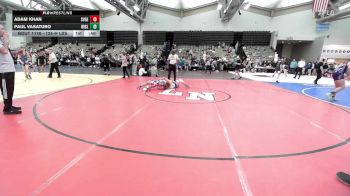 128-H lbs Consi Of 32 #2 - Adam Khan, Savage Wrestling vs Paul Vasaturo, West Islip