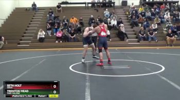 184 lbs Quarterfinal - Seth Holt, Hiram vs Trenton Mead, Thiel College