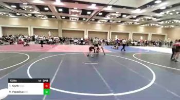 102 lbs Semifinal - Tristan North, Ringers vs Valentine Popadiuc, 505 Wc