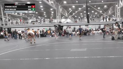 144 lbs Round 3 (6 Team) - Tywone Giles, Mat Assassins Red vs Ryan Muller, Savage WA Boogiemen
