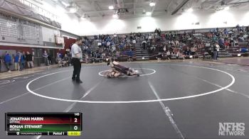 145 lbs Cons. Round 1 - Jonathan Marin, Kittitas vs Ronan Stewart, Kittitas