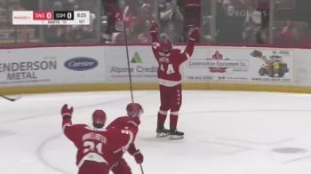 Preds Prospect Brady Martin Bangs Home Rebound To Open Scoring For Soo Greyhounds