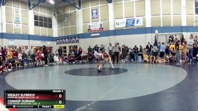 73 lbs Round 3 (3 Team) - Wesley Elfreich, Mater Dei Wrestling Club vs Connor Durham, Chesterton Wrestling Club