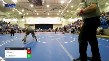 140 lbs 3rd Place - Talon Flynn, Sallisaw Takedown Club vs Anthony Adame, Sallisaw Takedown Club