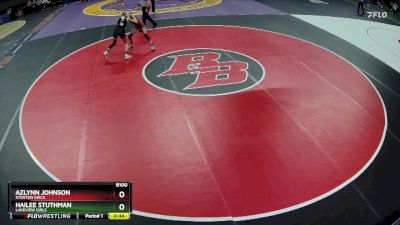 Cons. Round 1 - Azlynn Johnson, Stanton Girls vs Hailee Stuthman, Lakeview Girls