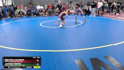 130 lbs Round 4 - Jackson Woods, Askeo International Mat Club vs Breyden Childress, Marysville Wrestling Club