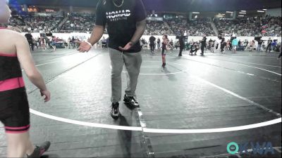 52 lbs 7th Place - Liliana Clitso, Darko Valley Wolf Pack vs Dellaray Leniger, Team Nomad
