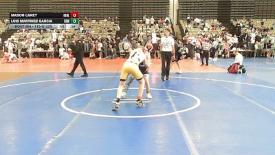 115-I2 lbs Final - Mason Carey, Henlopen Hammers vs Luis Martinez Garcia, Rhode Rage Wrestling