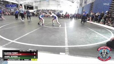 105-110 lbs Round 2 - Mabel Rogers, Rogue Warrior Wrestling vs Illeana Toney, Trailblazer Wrestling Club