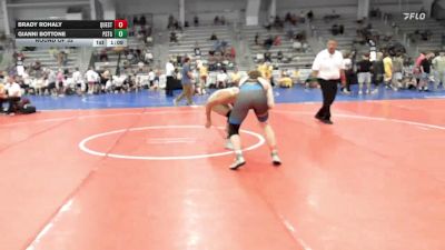 132 lbs Round Of 32 - Brady Rohaly, Quest School Of Wrestling Gold - HSB vs Gianni Bottone, Prestige Worldwide - HSB