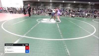 200 lbs Consi Of 8 #1 - Priscilla DeWitt, NC vs Debraysia Doward, GA