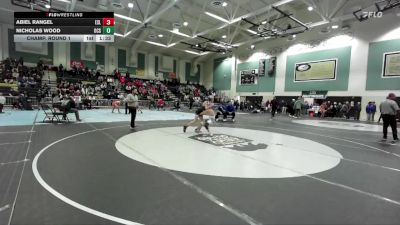 108 lbs Champ. Round 1 - Nicholas Wood, Oceanside vs Abiel Rangel, Eastlake