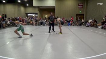 140 lbs Round 1 (8 Team) - Joshua Calhoun, Indiana Outlaws vs Kyler Pasqualini, Williamson County WC