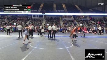 110 lbs 5th Place Match - Kenzie Bradley, Ogden`s Outlaws vs Rmani Hernandez, Dodge City Wrestling Academy