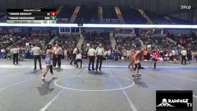 110 lbs 5th Place Match - Kenzie Bradley, Ogden`s Outlaws vs Rmani Hernandez, Dodge City Wrestling Academy