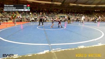 45 lbs Consi Of 4 - Tatum Jones, Ponca City Wildcat Wrestling vs Iris Brassfield, Rising Kingz