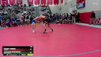 190 lbs Cons. Round 3 - Donavon Buschman, Fort Lupton vs Tommy Weber, Hayden