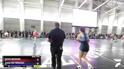 124 lbs Quarterfinal - Olivia Bezdicek, ID vs Jocelynn Mendoza, CA