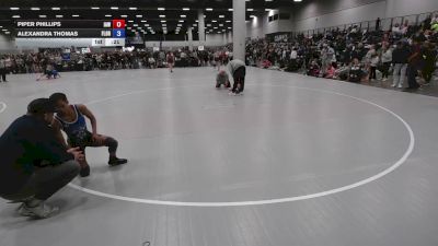 100 lbs Cons. Rd Of 32 - Alexandra Thomas, Florida vs Piper Phillips, Immortal Athletics WC