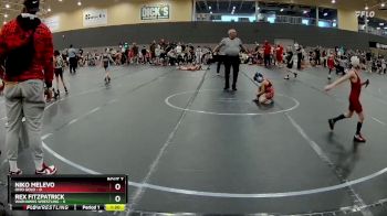 48 lbs Round 3 (6 Team) - Rex Fitzpatrick, Warhawks Wrestling vs Niko Melevo, Ohio Gold