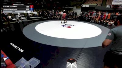140 lbs Caiden Stewart, SAWA - Sacramento Area Wrestling Association vs Julian Gonzalez, KCWA - Kern County Wrestling Association