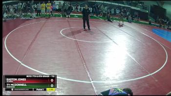 112 lbs Quarterfinal - Ty McDonnell, Montana vs Easton Jones, Alaska