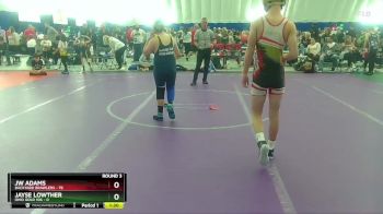 130 lbs Round 3 (8 Team) - JW Adams, Backyard Brawlers vs Jayse Lowther, Ohio Gold 10k