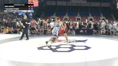 190 lbs Champ. Rd Of 128 - Niko DeZiel, Wisconsin vs Maximus Purdy, Illinois
