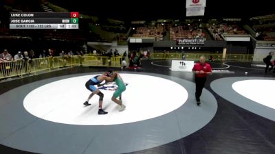 132 lbs Champ. Rd Of 32 - Luke Colon vs Jose Garcia, Mendota High School Wrestling