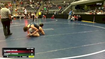 150 lbs Cons. Semi - Dominic Stinson, Victory vs Kamden Boyles, 2TG