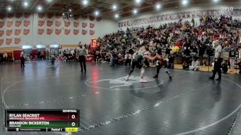 113 lbs Semifinal - Brandon Bickerton, Highland vs Rylan Seacrist, Brecksville-Broadview Hts.
