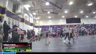 66 lbs Round 2 - James Carson, Cane Bay Cobras vs Finnley Purvis, Summerville Takedown Club