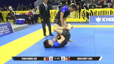 Josiah Henry T Silva vs Feanix Dominic Jaks 2025 Pan IBJJF Jiu-Jitsu No-Gi Championship