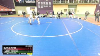 138 lbs Cons. Semi - Hudson Egeberg, MATPAC Wrestling Club vs Gunnar Tamez, Team Idaho Wrestling Club