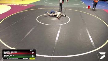 115 lbs Quarterfinals (8 Team) - Bryce Mick, PLPRB vs Caiden Gansen, Pine Island