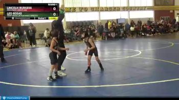 47 lbs Round 1 - Leo Rosas, Team Vegas Jr Mustangs Wrestli vs Lincoln Burgess, Gold Rush Wrestling