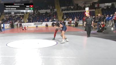 175 lbs Quarterfinal - Jacob Borawski, Mount Greylock vs Rhys Dewar, Central Catholic