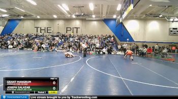 104 lbs Cons. Round 2 - Grant Mangrum, American Fork Jr High vs Joseph Salazar, Northside Wrestling Club