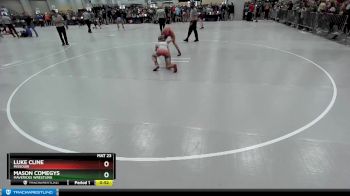 114 lbs Cons. Round 4 - Luke Cline, Missouri vs Mason Comegys, Mavericks Wrestling