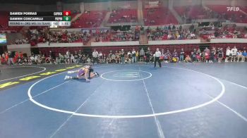 106 lbs Round 4 - 3rd Wb (16 Team) - Damien Coscarelli, Comal Pieper vs Damien Porras, Amarillo Caprock