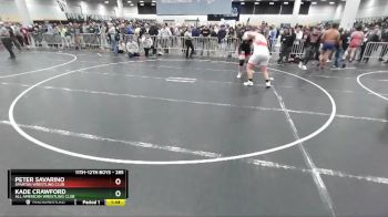 285 lbs Quarterfinal - Peter Savarino, Spartan Wrestling Club vs Kade Crawford, All American Wrestling Club