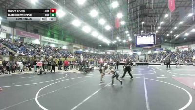 87 lbs Semifinal - Teddy Stone, Stone Wrestling vs Jameson Whipple, Sedgwick County Fleming