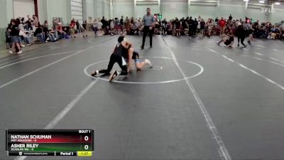 98 lbs Round 1 (8 Team) - Nathan Schuman, Mat Assassins vs Asher Riley, Scanlan WA