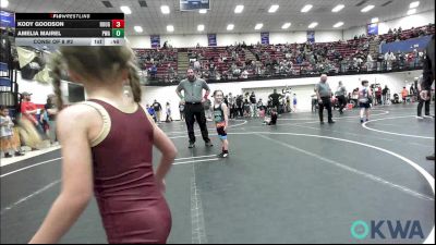 46-49 lbs Consi Of 8 #2 - Dawson Sherrin, Bridge Creek Youth Wrestling vs Harlow Bevins, Rough Riders