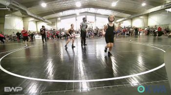 75 lbs Rr Rnd 2 - Audrey Lemings, Eufaula Ironheads Wrestling Club vs Beau Horawa, Verdigris Youth Wrestling