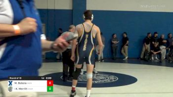 145 lbs Prelims - Michael Bobola, Xaverian vs Kyle Merritt, Chariho